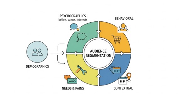 Audience segmentation graphic