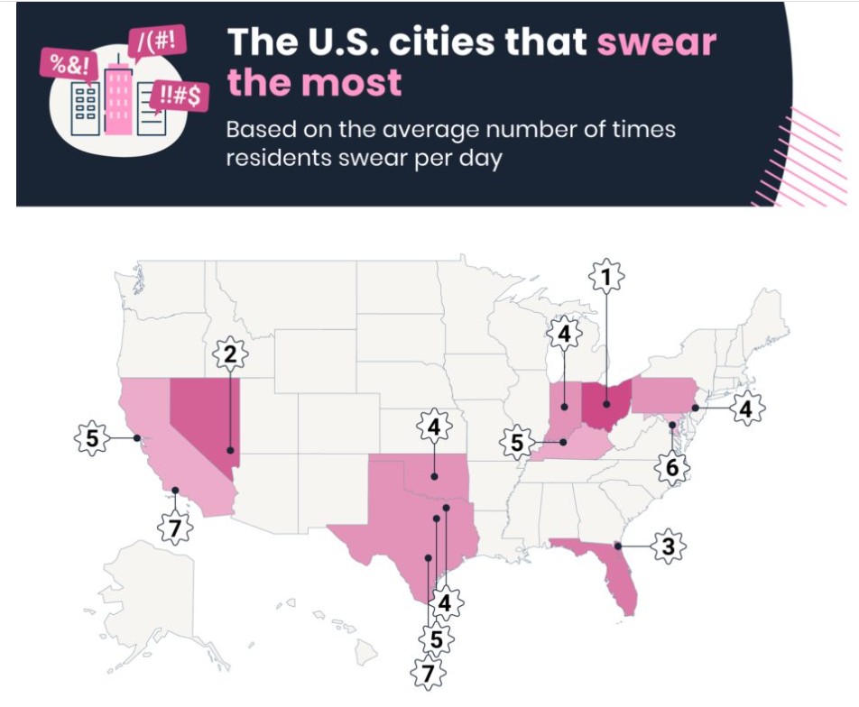 Preply swearing cities map graphic